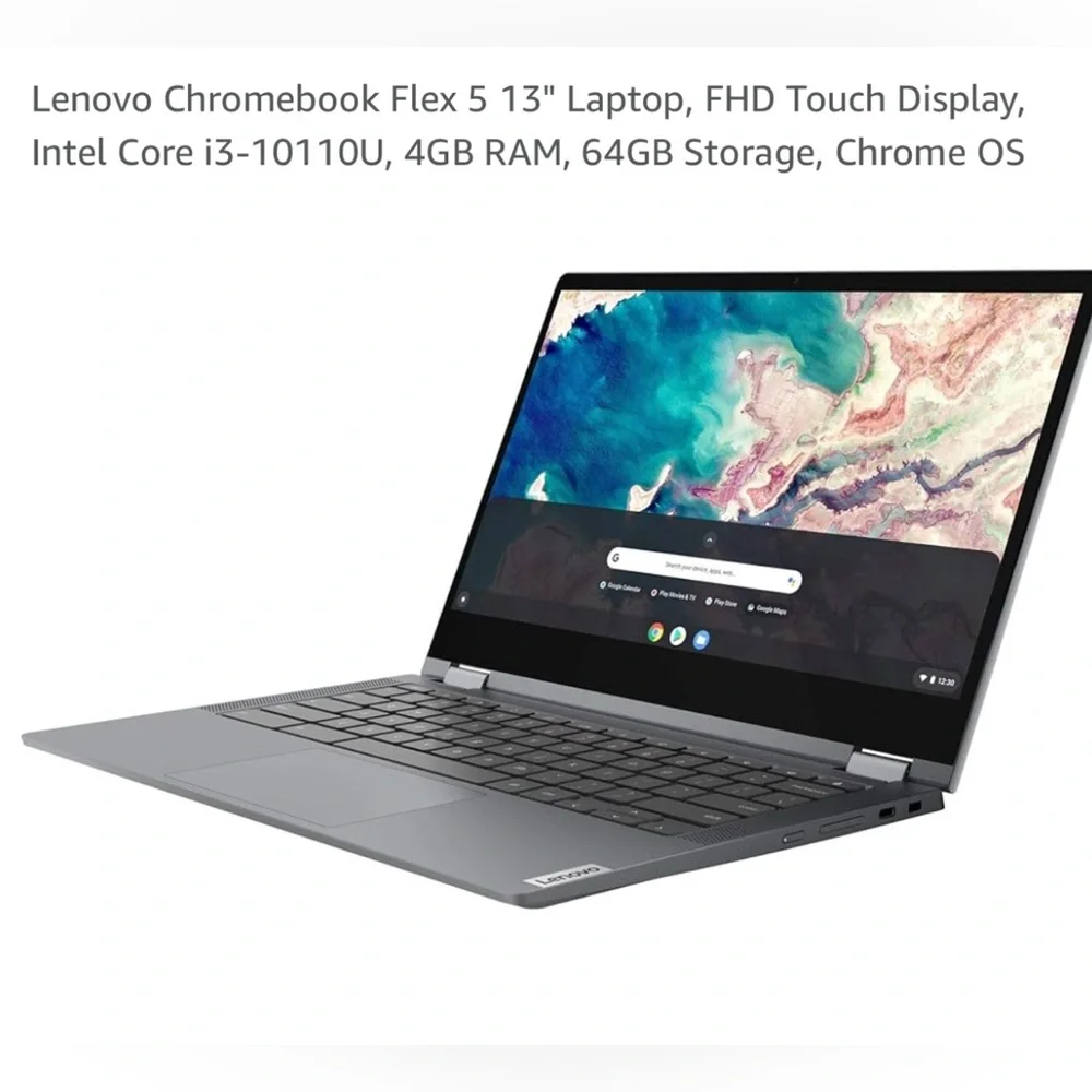 Lenovo Chromebook 13.3” display. Retails $360. Like new.